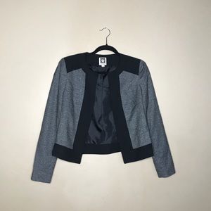 Grey and Black Business Blazer